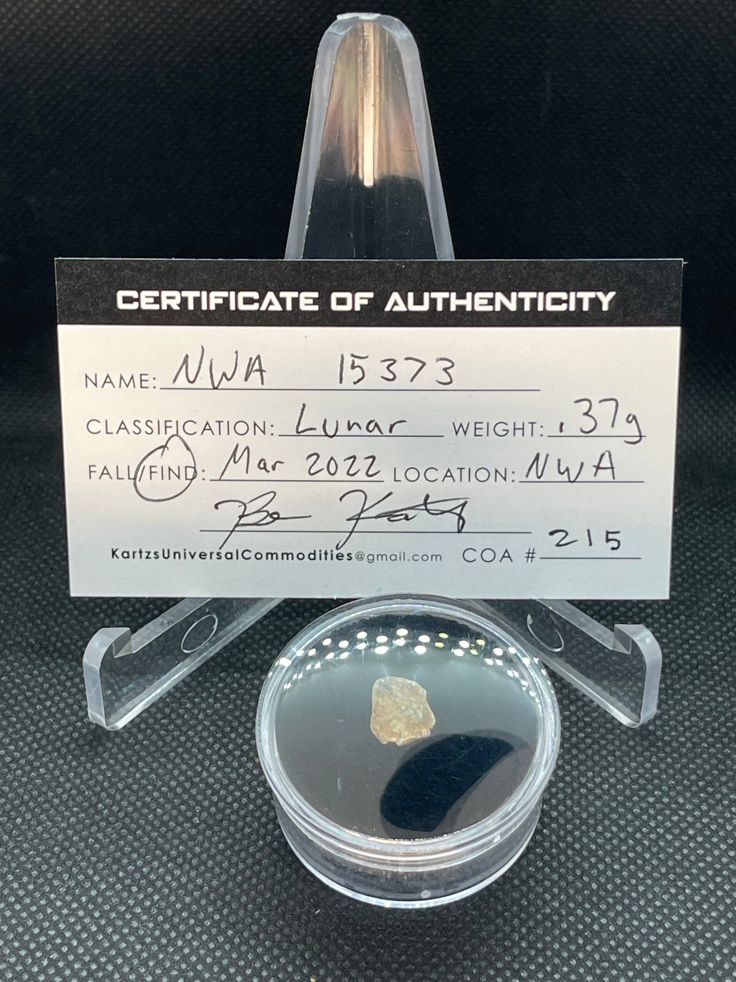 Lunar Meteorite