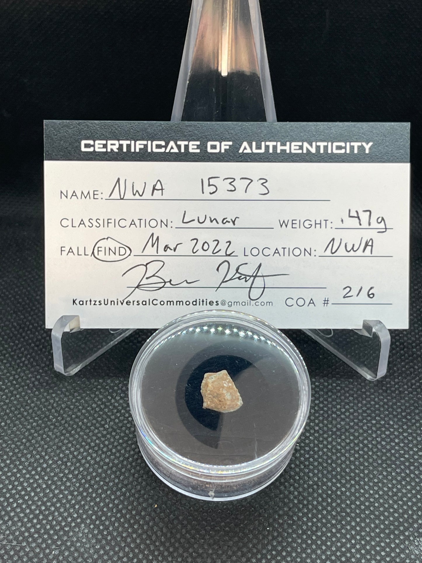 Lunar Meteorite