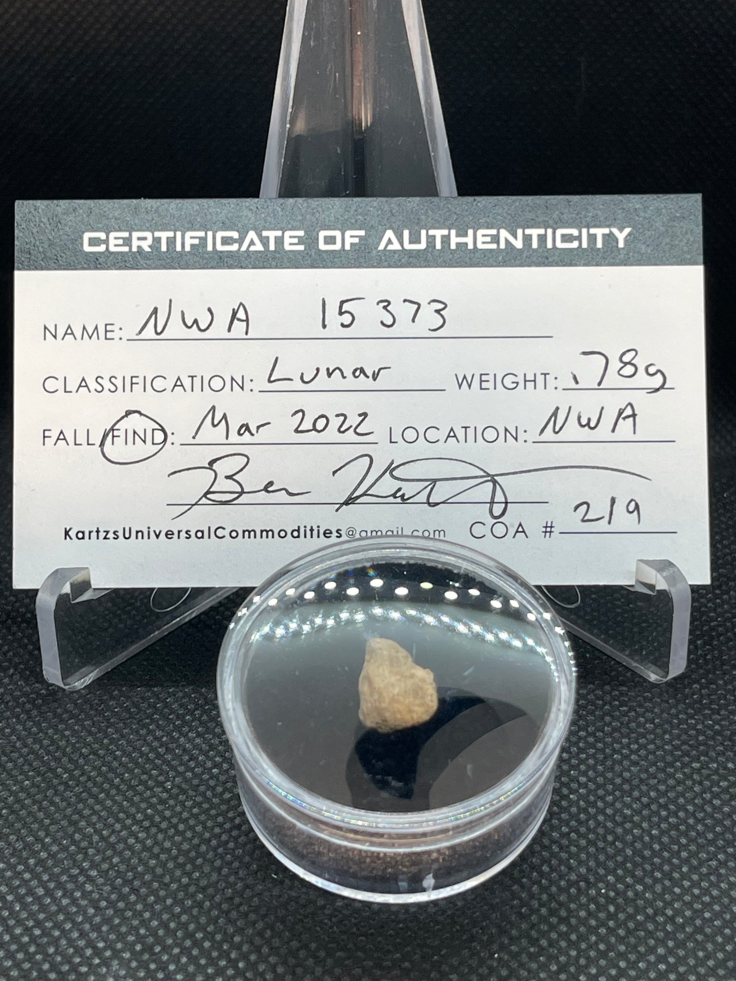 Lunar Meteorite